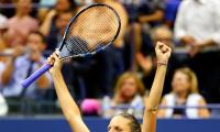 Czech Pliskova pulls off rare Williams double at US Open