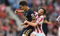 EPL PIX: Spurs sink Stoke; Arsenal win; West Ham stunned