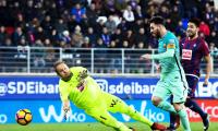 La Liga: Messi, Suarez help Bara down Eibar, Sevilla stage fightback