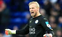 Like father like son, Schmeichel saves day for Leicester