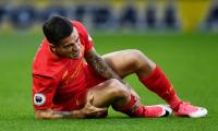 EPL: Liverpool's Coutinho hopeful of quick return after leg injury