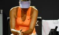 Sharapova retires hurt in Rome, Wimbledon main draw hopes hit