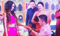 First Look: India football captain Chhetri's sangeet ceremony