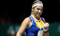 Here's what debutant Ostapenko learnt from her Singapore experience