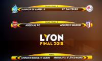 Europa semis: Atletico face Arsenal, Marseille drawn against Salzburg