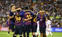 La Liga: Barcelona scrape past Valladolid on 'deplorable' pitch