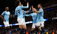 EPL PIX: Man City extend lead at top; United draw at Southampton