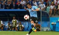 Uruguay hoping swollen calf will not keep Cavani out of France game