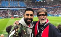 Spotted! Bachchans at FIFA World Cup