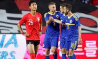 WC warm-ups: Visca hat-trick spoils South Korea farewell