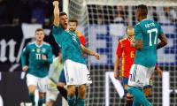 PHOTOS: Spain hold Germany; Brazil and Portugal win but France lose