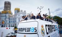 PHOTOS: Champions Real Madrid paint the town white during parade