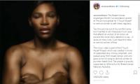 Serena goes topless to raise breast cancer awareness