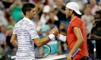 Djokovic beats Pouille to reach Cincinnati semi-finals