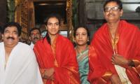 WATCH: PV Sindhu visits Tirupati shrine