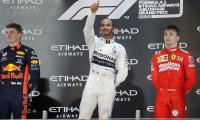 Hamilton ends the F1 season in style in Abu Dhabi