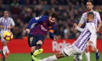 La Liga: Messi penalty helps under-par Barca beat Real Valladolid
