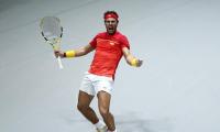 PIX: Nadal rescues Spain but heartbreak for Serbia 