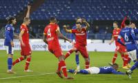 Soccer PIX: Leverkusen thump Schalke; Milan win