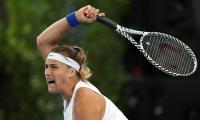 Sabalenka stuns Halep in Adelaide