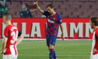 Rakitic rescues win for sluggish Barca