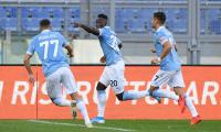 Soccer: Lazio strike late to draw vs Juve 