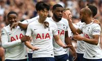 EPL PIX: Son shines as Tottenham stun Man City