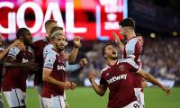 Soccer: Antonio sets record as Hammers down Leicester
