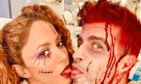 Shakira-Pique, Beckham get into Halloween spirit 