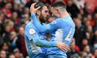 EPL: Man City cruise to derby win as United struggle