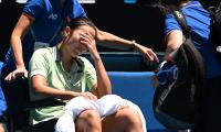 Heartbreak for Tan as she exits Aus Open on wheelchair