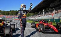 Verstappen on pole in Austria as Mercedes crash