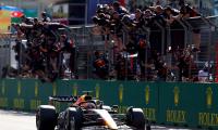 F1 PIX: Verstappen wins in Baku as Ferrari suffer