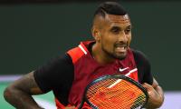 Smitten Kyrgios turns up heat at Indian Wells