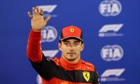 Ferrari's Leclerc takes first pole of the F1 season