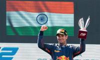 F2 sprint race: Jehan Daruvala on the podium in Monza