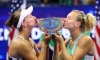 Siniakova-Krejcikova rally to win US Open doubles 