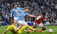 De Bruyne the boss as City hand Arsenal a drubbing