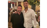 Meeting of legends: Djokovic's good wishes for Messi