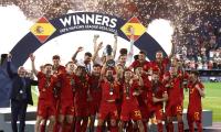 Spain beat Croatia to lift Nations League title