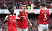 EPL PIX: Arsenal extend lead with win over Palace