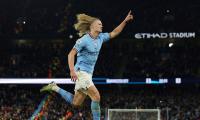 Haaland behind City's 3rd straight Premier League title