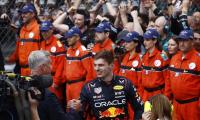 Monaco GP: Verstappen overcomes rain to seal victory