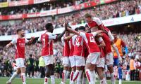 EPL PIX: Arsenal stun United; Liverpool blank Villa