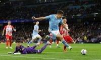 Champions League PIX: Man City, Barca score big wins