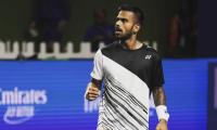 Shocking! India's No. 1 tennis player at break-point!