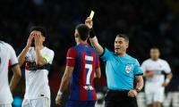 'The referee's performance was a disaster'
