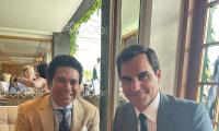 Wimbledon: When Tendulkar met Federer 