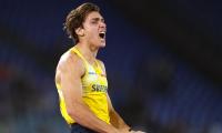 Duplantis breaks world record for 14th time, wins 3rd World title