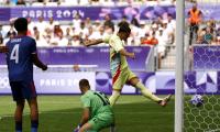 Olympics soccer: France struggle; Spain, Japan in QF